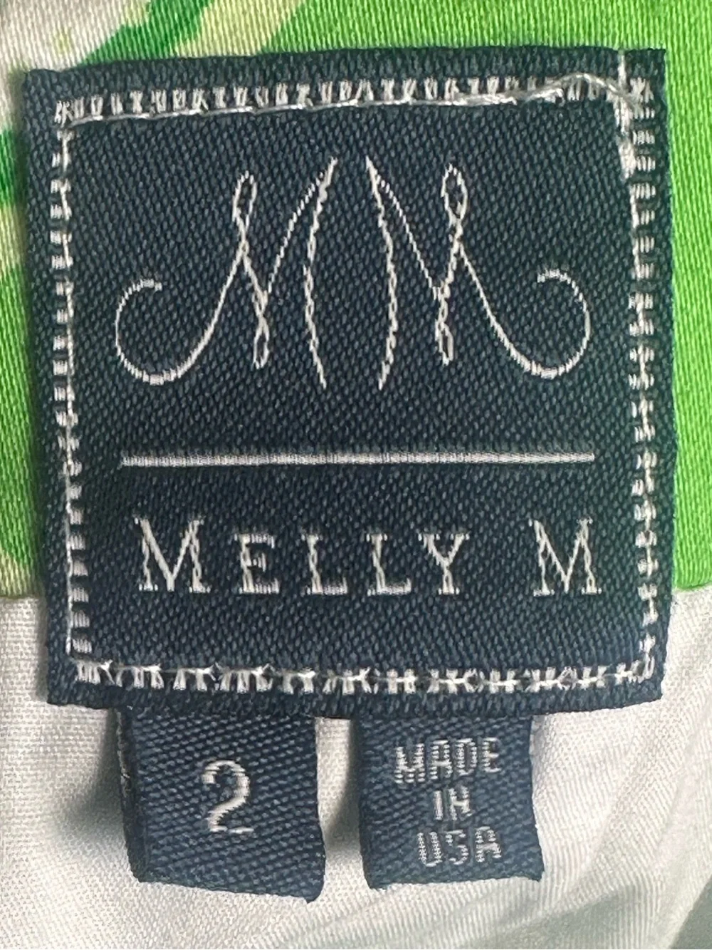 Melly M Green Starfish Print Mini Skirt Size 2‎ 📦